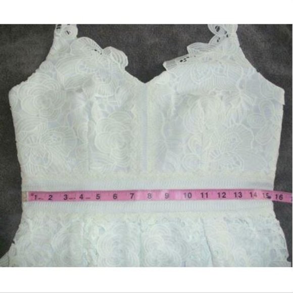 Ted Baker Nadiie Mint Lace Peplum Dress 6 - Picture 9 of 10